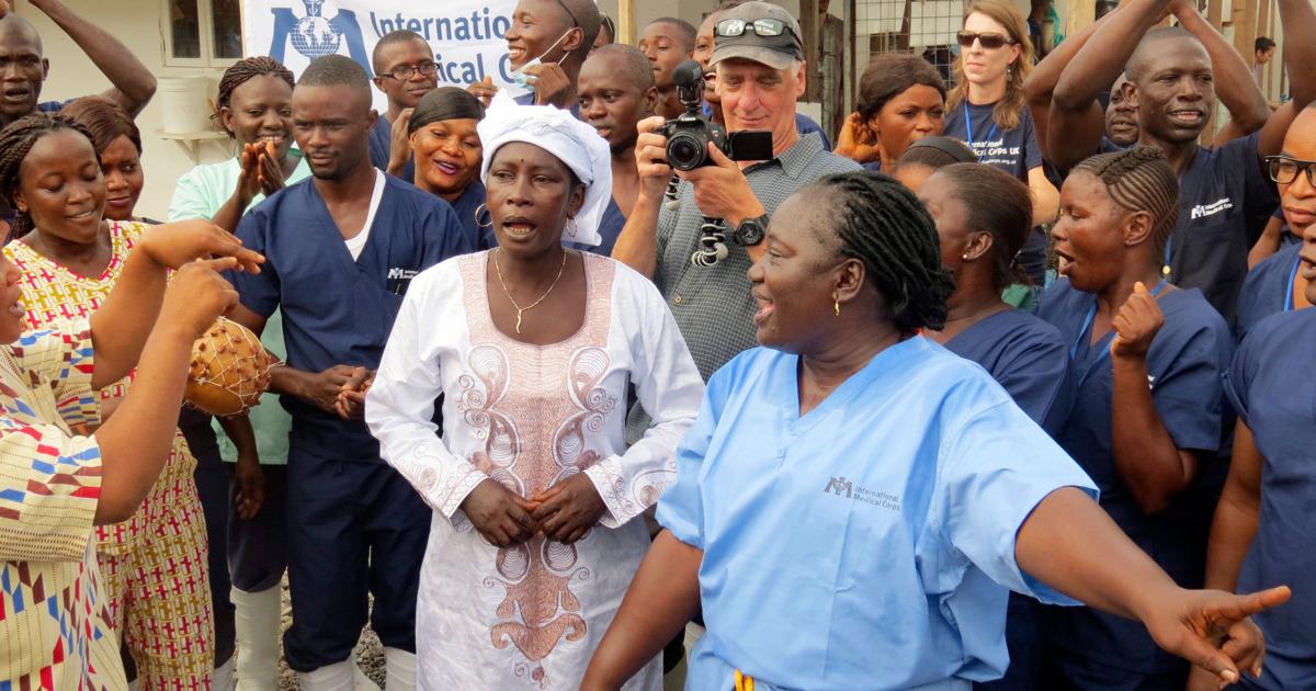 NYMag's tweet photo. Sierra Leone celebrates the release of its last known Ebola patient: http://t.co/In0aZLBnwh http://t.co/ChfejNRc1P