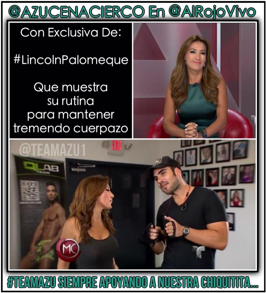 TeamAzu1's tweet photo. #TeamAzu #AzuTIME aquí esta la nota de nuestra @AZUCENACIERCO en @AlRojoVivo con @LINCPAL ⏩ http://t.co/J47JkNvlvL http://t.co/ndaaQ83CWa