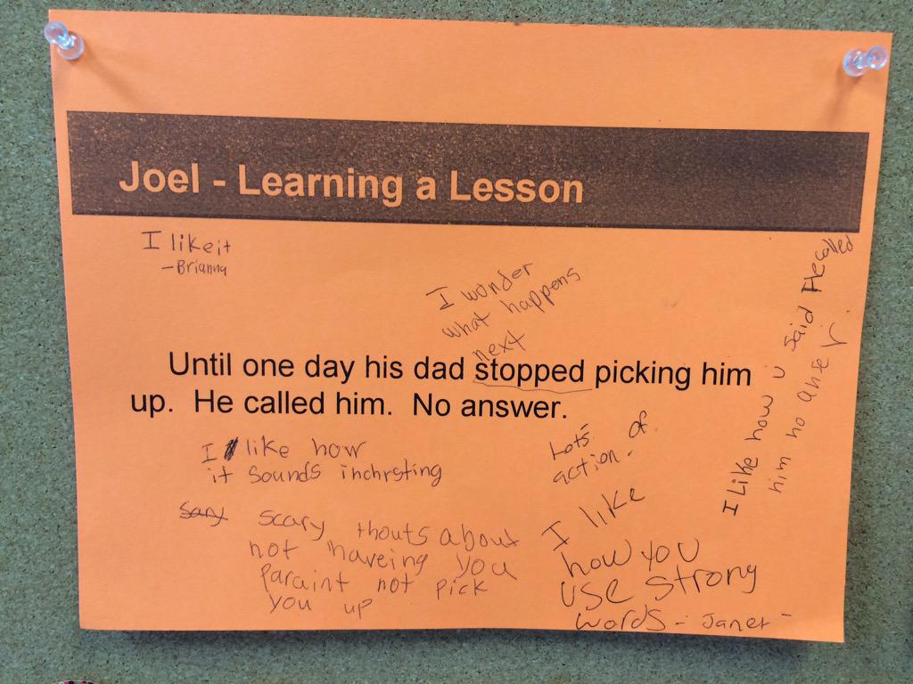 MsHardinger's tweet photo. Incorporated some awesome moves from the kids' On-Demands into a few days of fiction immersion. #tcrwp http://t.co/hi9Ixul5EV