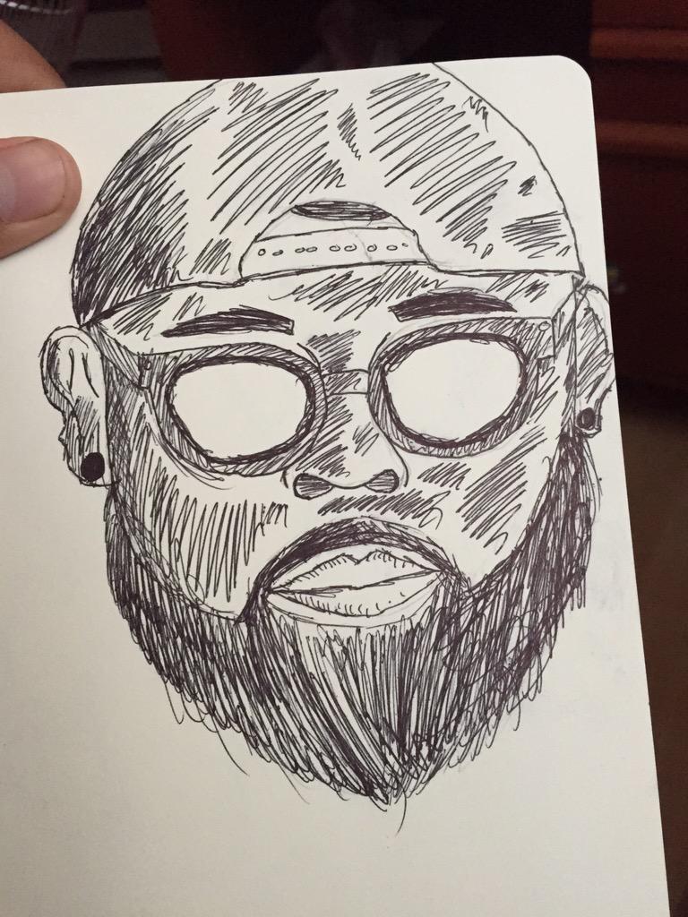 Jonywillcraft_'s tweet photo. @mrmedina drew you in art class today http://t.co/6XIu65DJIu