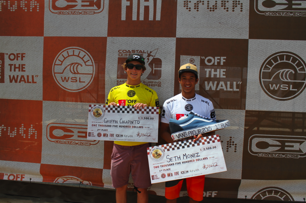dvsshoes's tweet image. Team riders Seth Moniz won the Pro Jr @ECSCsurf Virginia Beach, VA &amp;amp; Griffin Colapinto got 2nd #ALLINGOODFUN