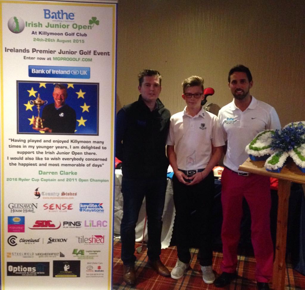 IrishJuniorOpen's tweet photo. 2015 @Bathe_NI @IrishJuniorOpen 16-18 year old Championship winner Rory Sloan with a score of 1 over par 71 ⛳️ http://t.co/R0HFj15VMZ