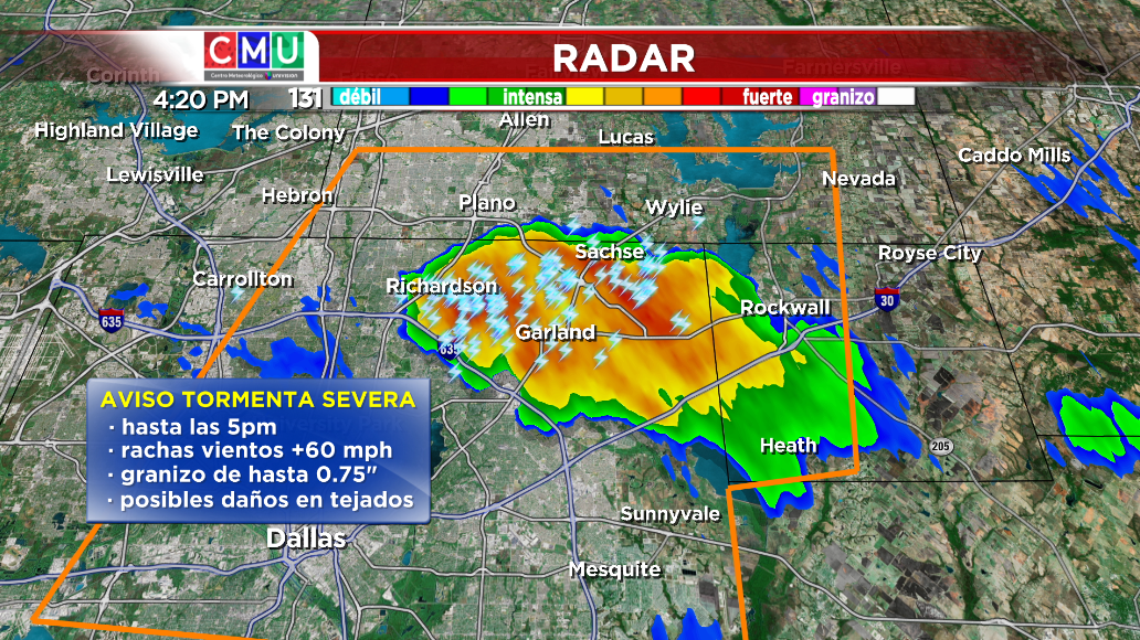 AlbertEltiempo's tweet photo. #Tormenta #servera sobre el norte de #Dallas #Garland #Richardson #granizo #viento #rayos #cmu @UnivisionDallas http://t.co/E3v5XJfGdO