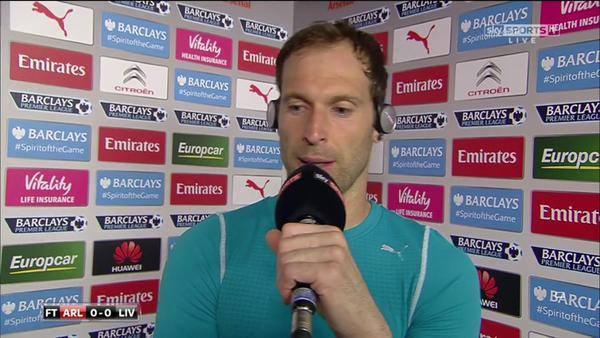 OhMyGoalUS's tweet photo. "F**** Liverpool comin' straight from the Emirates,
an old keeper got it bad 'cause I'm great." http://t.co/pYw3SVzbDN