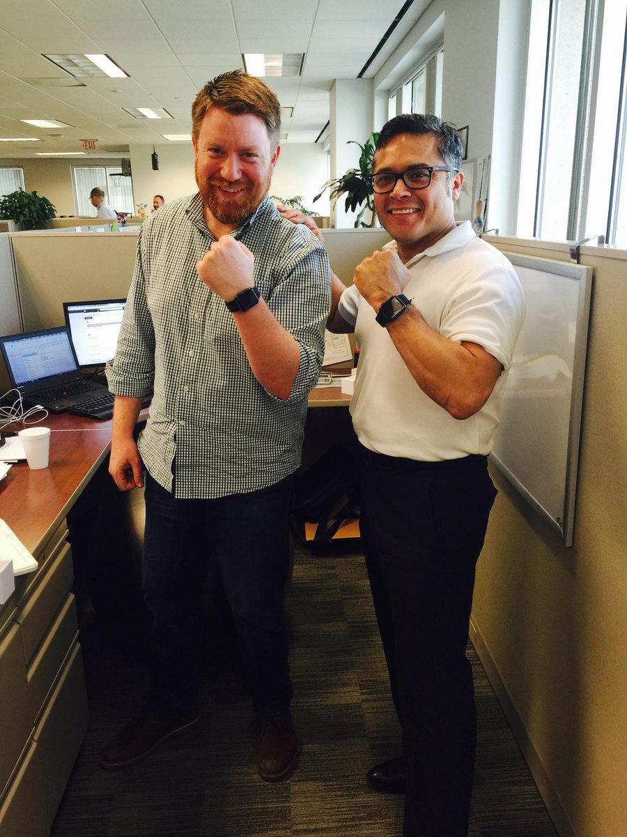 ModisDallas's tweet image. Huge congratulations to our two BIG PERM winners for July! You guys make that Apple Watch look good! #ModisDallas
