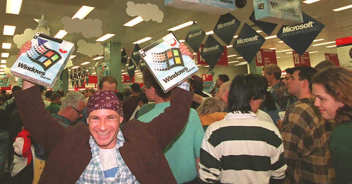 MyPickCloud's tweet photo. 20 years ago today #Windows95 was released. AP/DOS was the cat's meow. #PICKis50 #MultiValue http://t.co/YVWhhK1wvp http://t.co/akaVG2LHpp