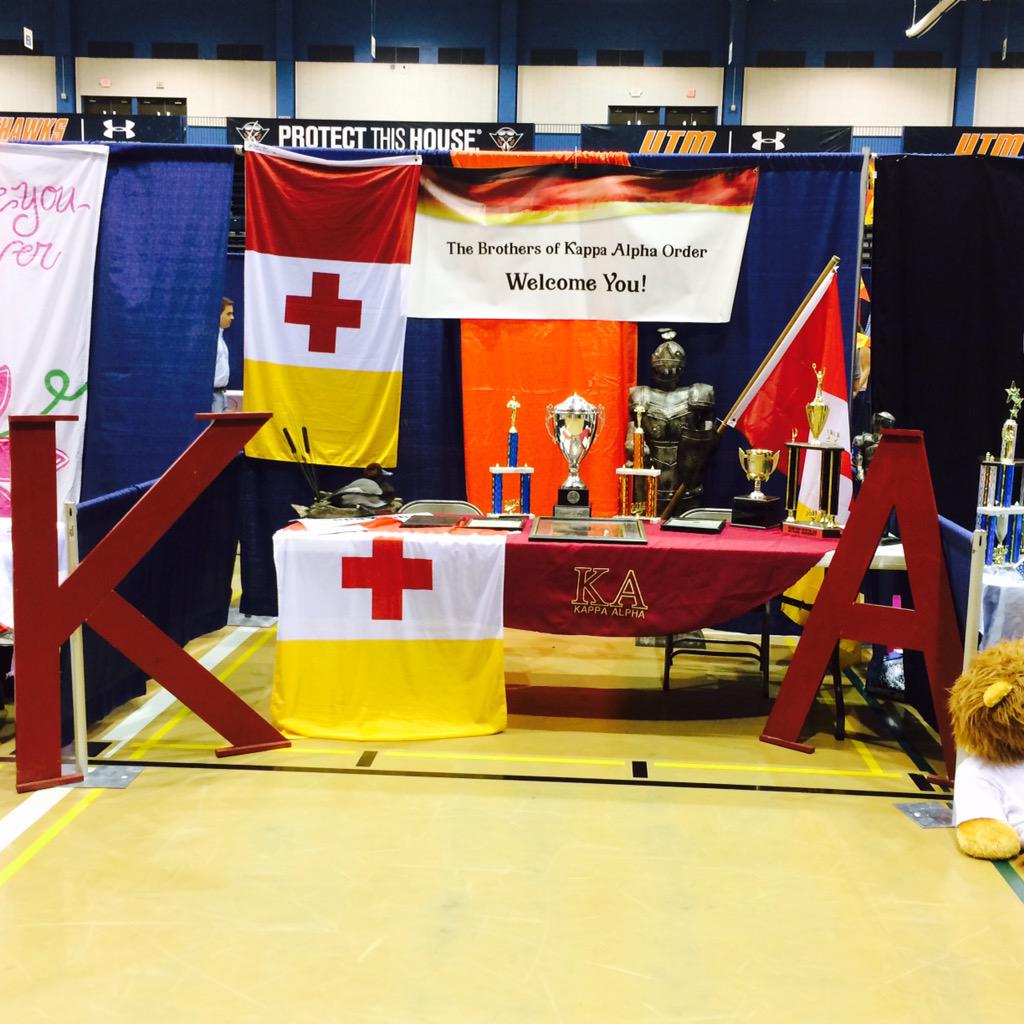 KADeltaUpsilon's tweet photo. Student Organization Fair at UTM. Come check out our booth and get filled in on future events #RushTheOrder http://t.co/rNJKPJOlu0