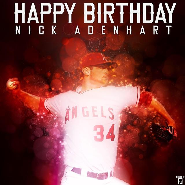 Happy Birthday to Nick Adenhart.    