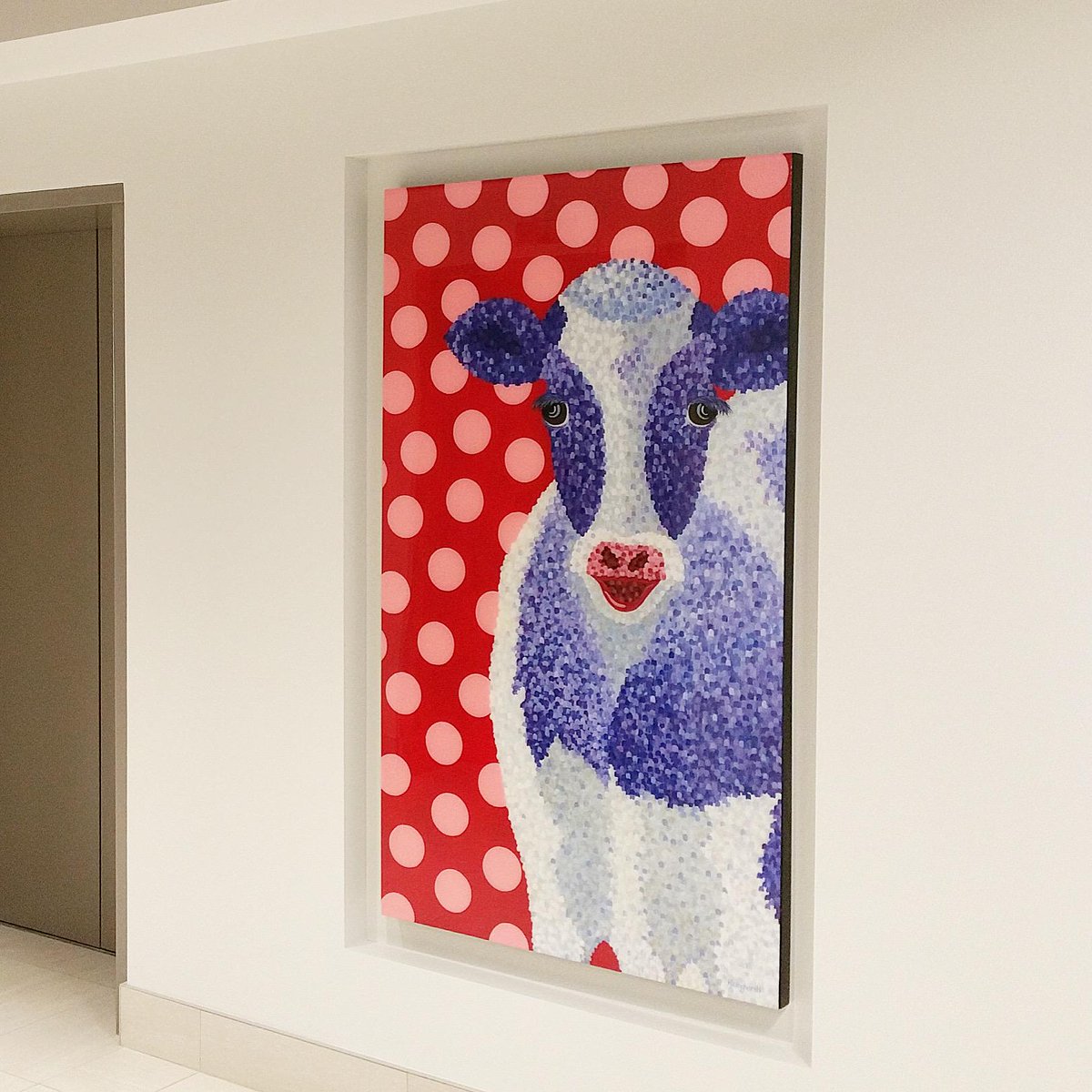 3iiilink's tweet photo. One of many fabulous paintings by Holly Burghardt, now installed at one of our office building renovation projects http://t.co/K7VPN0M5zB