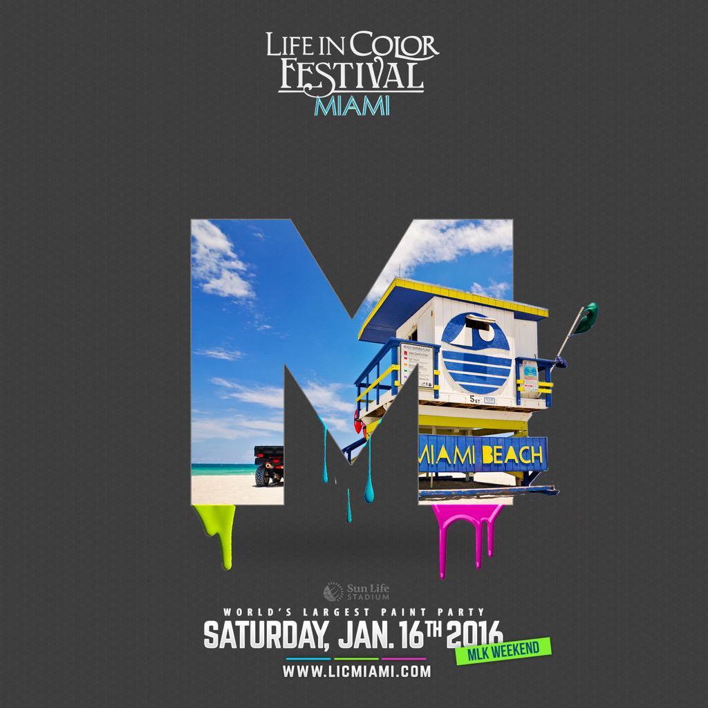 LifeInColorMIA's tweet image. Time is flying by! Make sure you are buying your tickets to LICMiami on MLK weekend and use promo code BLAST