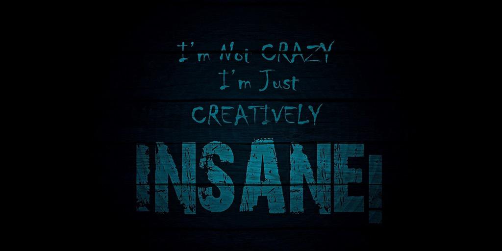 Dead_Rosesx's tweet photo. "I'm Not CRAZY." http://t.co/pg29LnhBGM