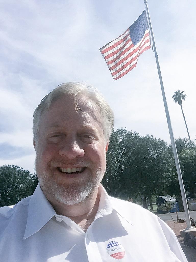 Brent4AZ's tweet photo. Doing my #civicduty! Voted for the next #PhxMayor &amp; for #Prop104 @StantonforPHX @MayorStanton @MovePHX #Election2015 http://t.co/NueboFUxOm