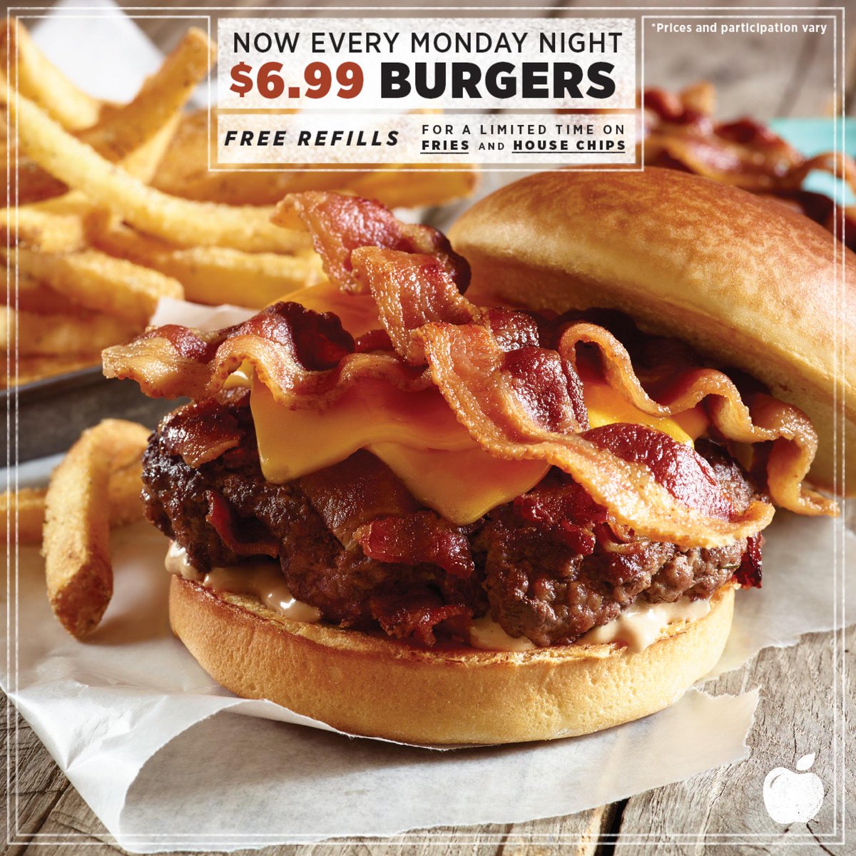 Does Applebees Still Have Monday Burger Special - Burger Poster