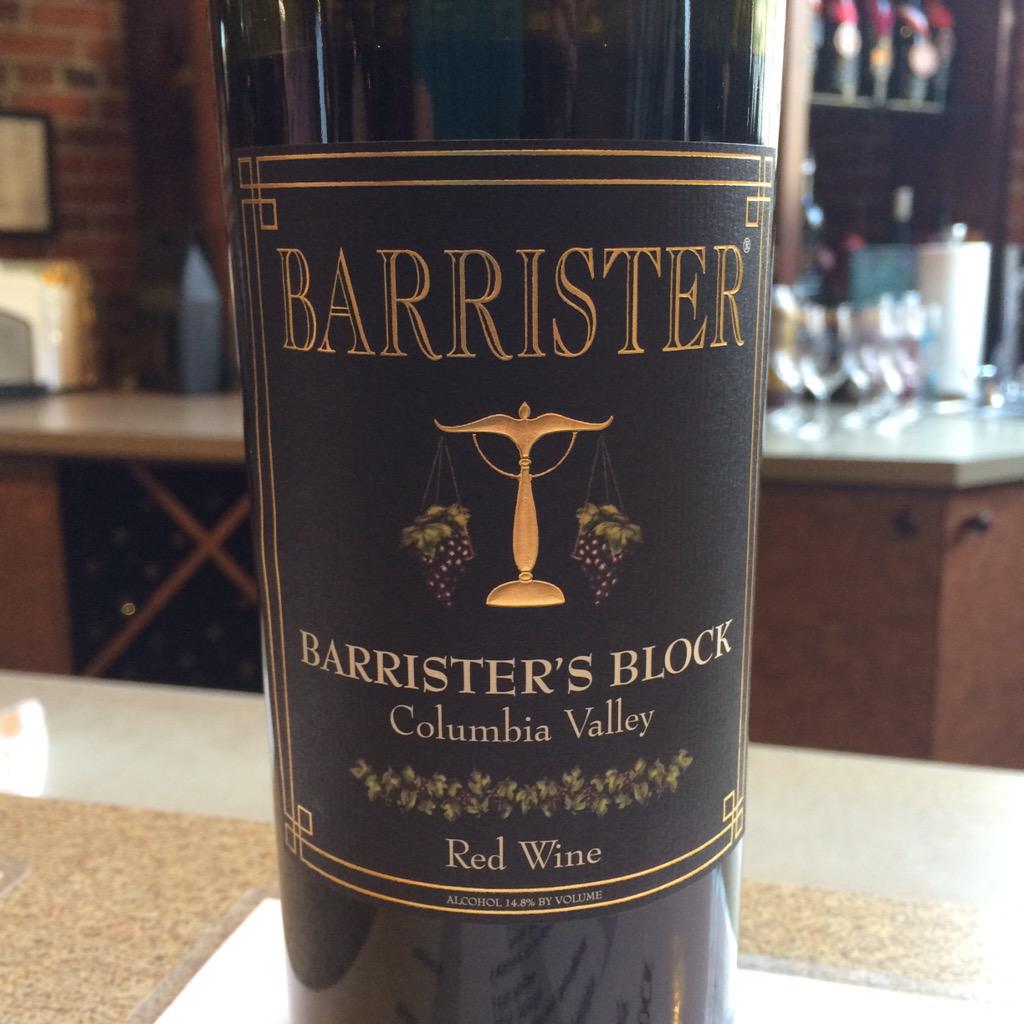Market research of Spokane, WA wines, first stop of trip <a href="/BarristerWinery/">Barrister Winery</a>...not disappointed. #winetasting