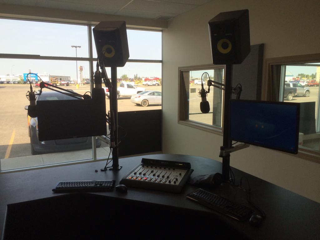 TheRanch1065's tweet photo. We're starting to look like a real radio station ... #Vegreville #CountdownToCountry http://t.co/vIPARc4rVI