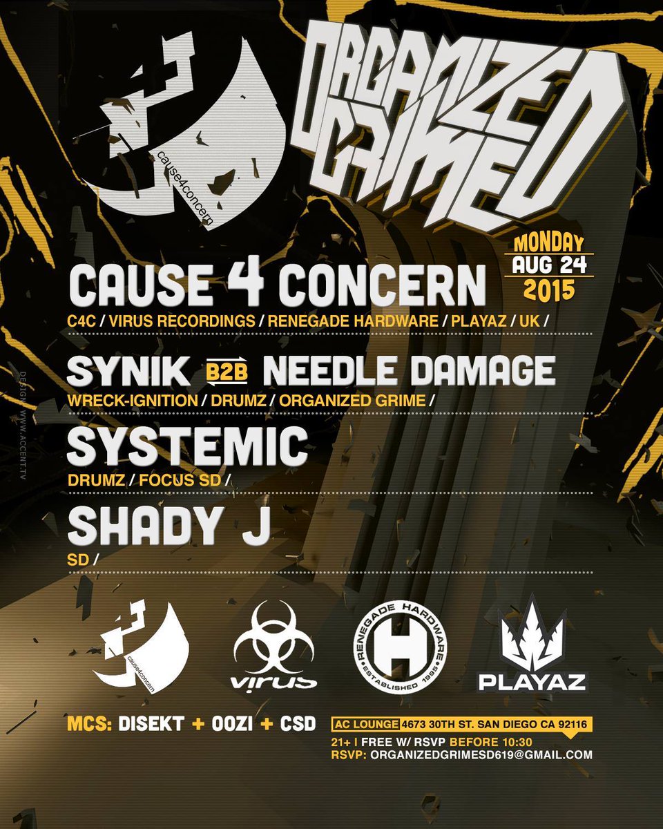 OrganizedGrime's tweet image. Tonight! @Cause4ConcernUK!