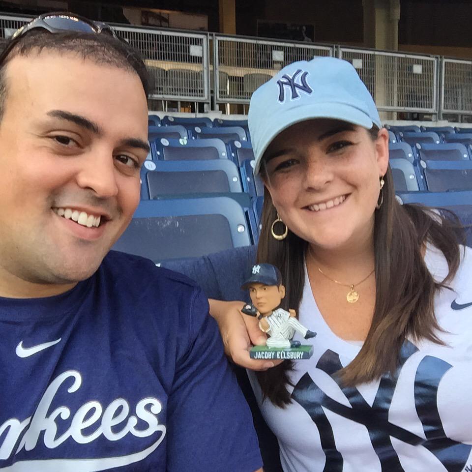 Meg_Doyle5's tweet photo. Just hanging out watching the Yankees game with our buddy #jacobyellsbury #CatchGreatness #Yankees #yesfanphoto http://t.co/QoEoLMuBsq