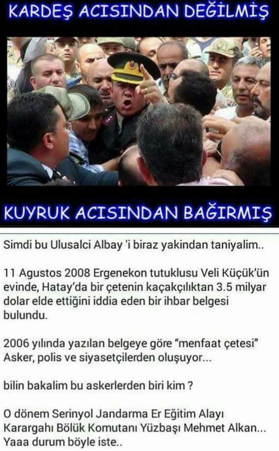 Arkadaşlar ak orospu cocuklari bunu yayınlıyor.  Lutfen bu yazilara karşılık birseyler hazirlayin. Bol miktarda