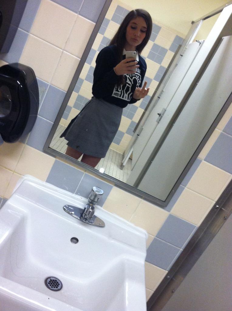 School Bathroom Selfies katie|-/ on twitter: "#glowup four years of high school bathroom School Bathroom Selfies katie|-/ on twitter: "#glowup four years of high school bathroom