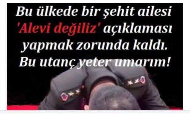 Bu onur sizin yavşak ak piçler.

Alevi değilim ama Aleviler kadar taş düşsün başınıza.