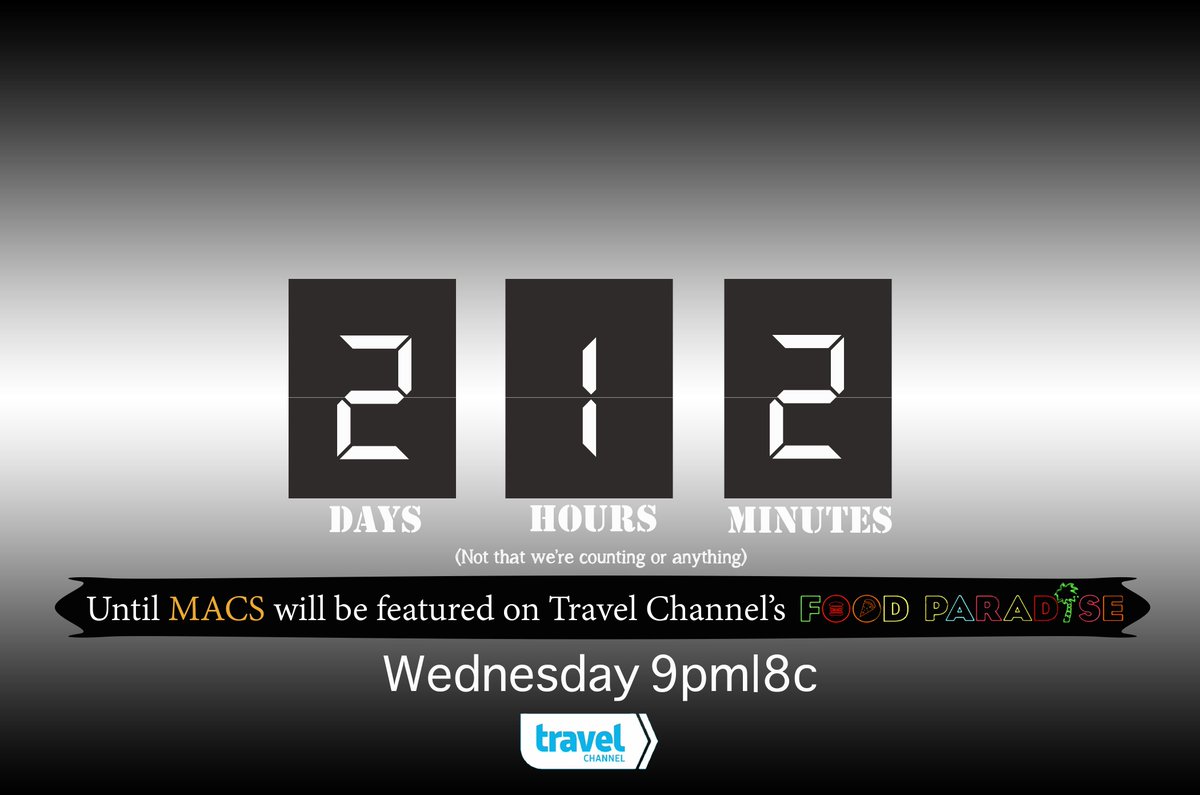 macs_restaurant's tweet photo. Countdown...#foodparadise #MACS http://t.co/gs8qQBVvXq
