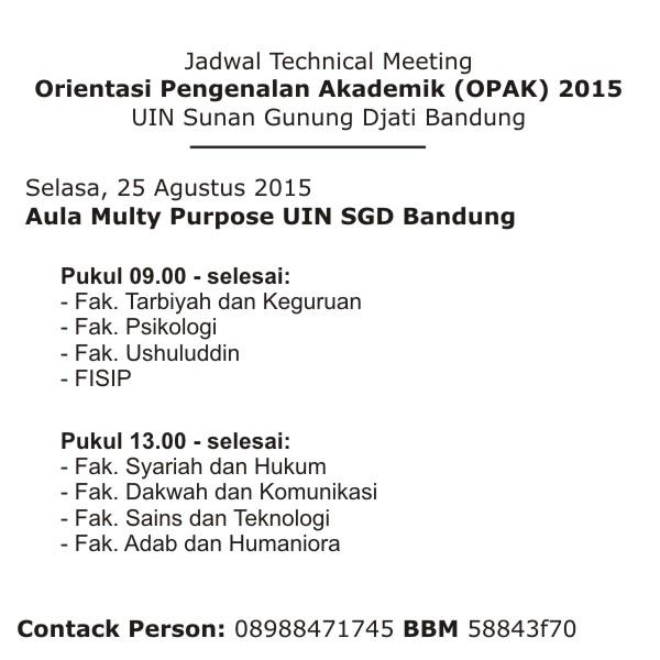 threadkece's tweet photo. Nih buat info lengkap technical meeting OPAK 2015, cekidot :D http://t.co/qtDQZOFU2w