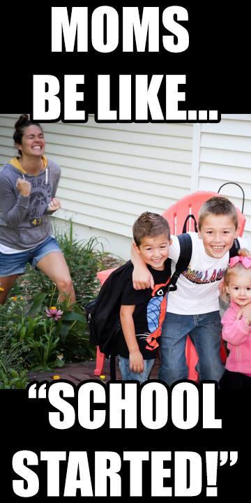 HubbyStupidIdea's tweet photo. Liz was excited for school to start... http://t.co/TFkUDHnnJz