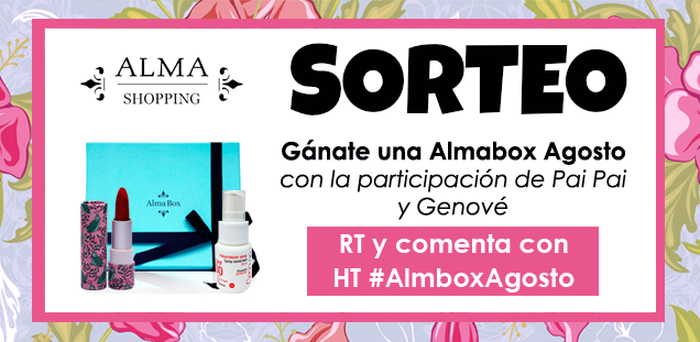 AlmaShopping_mx's tweet photo. ¡Gánate una cajita que viene con @paipaimx y #Genové! Da RT y confirma tu participación mencionando #AlmaboxAgosto http://t.co/TX4cIAH1mG