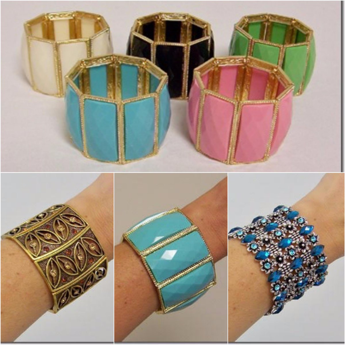 GorgeousGams's tweet photo. Colourful cuffs in solids or metals, a great look to match any #summer dress! More colours at http://t.co/Cfo4FbcOGx http://t.co/ywW8MMEdly