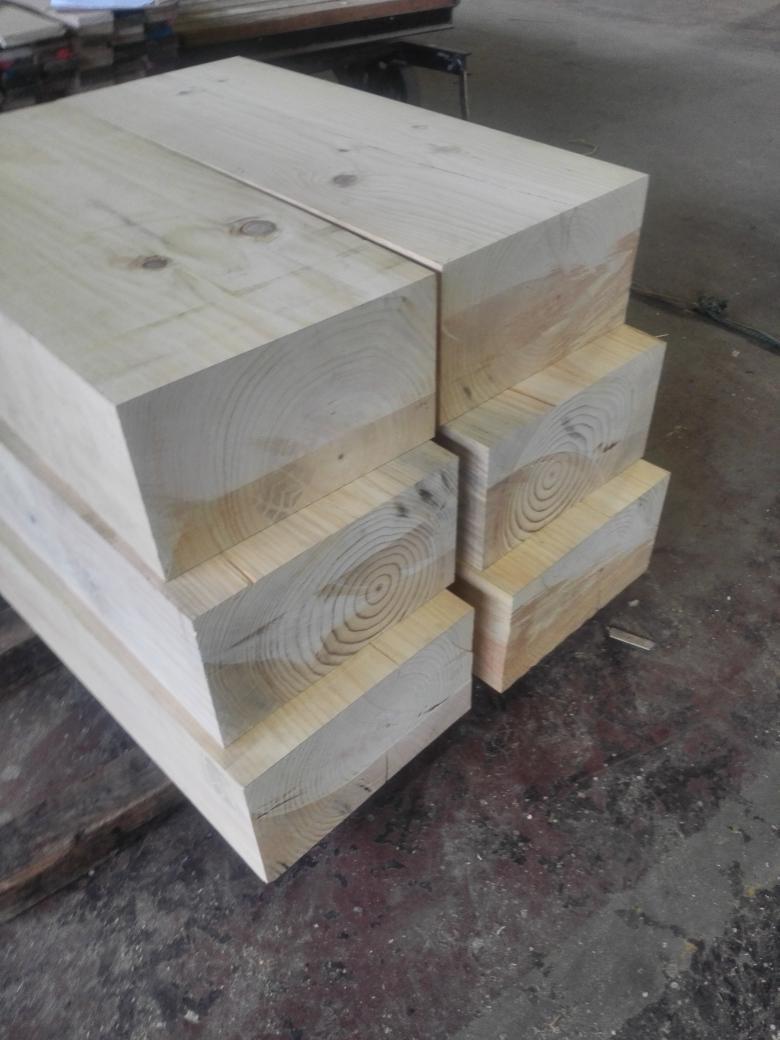 Have a look at these solid wood pine blocks we manufactured.....perfect pads for boat cradles.