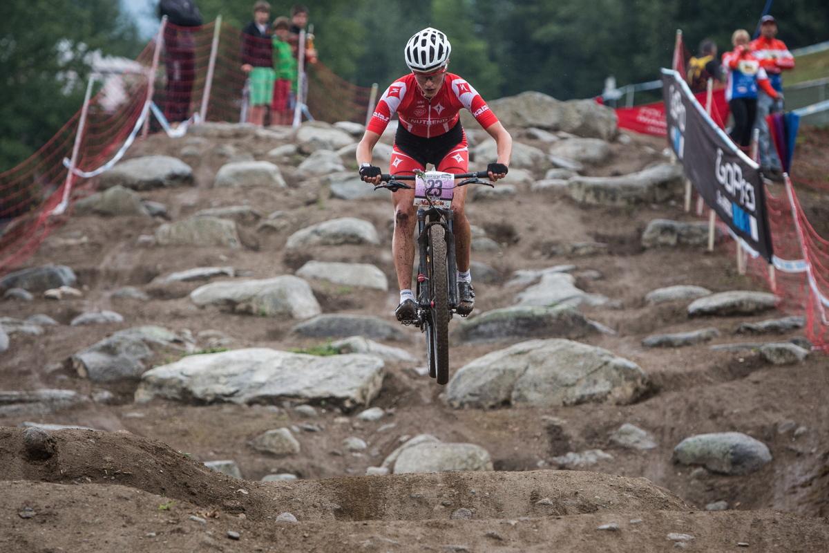 Barbora Průdková (Nutrend Specialized) ve SP Val di Sole 2015 (ženy U23) na 16. místě! #dresyKALAS, FOTO <a href="/m_cerveny/">michal cerveny</a>