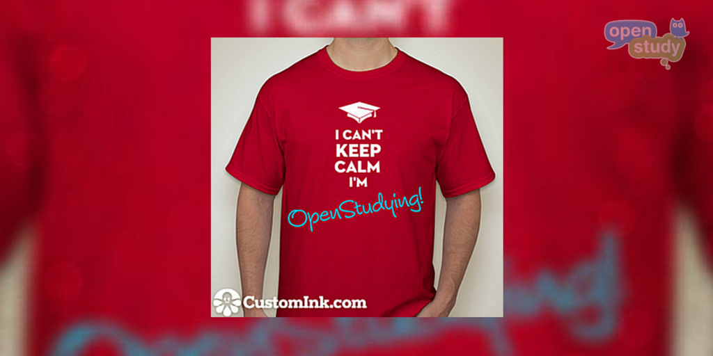 OpenStudy's tweet photo. #Design the next #OpenStudy T-shirt! http://t.co/q9tF0SKAuc http://t.co/36OK8f68Tv