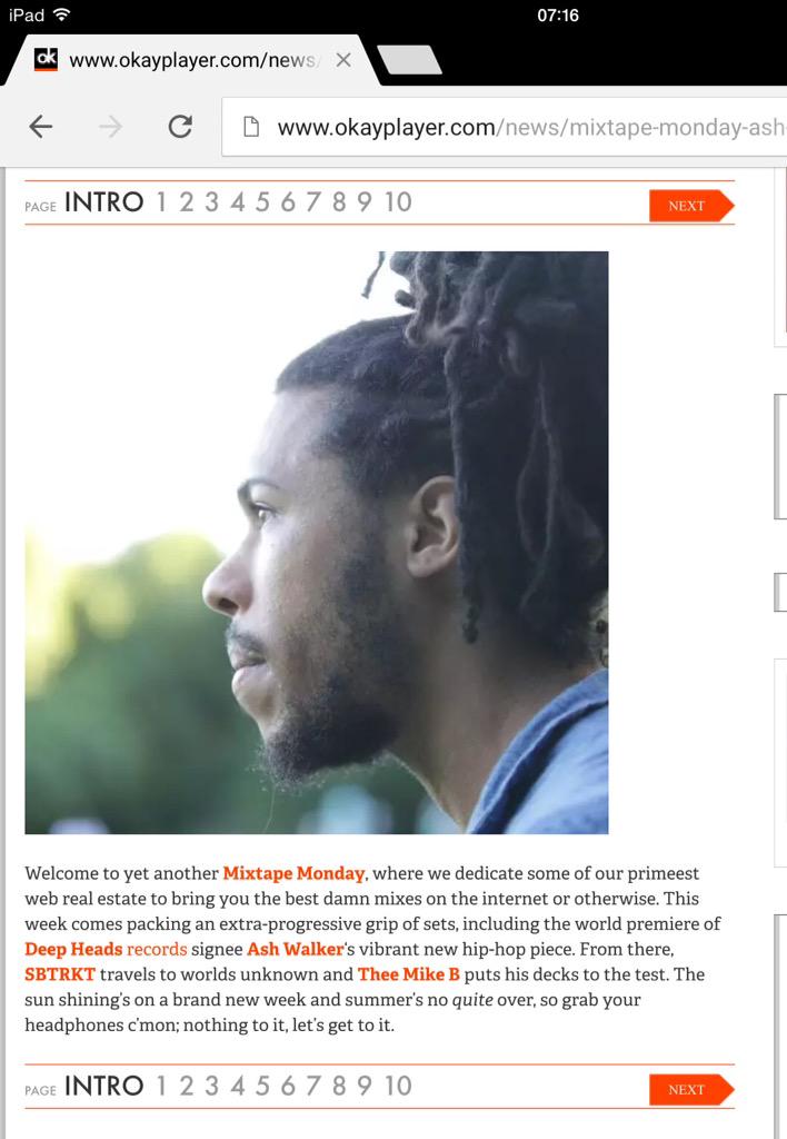 LOWPASSLTD's tweet photo. @ashwalkermusic holdin it down on @okayplayer , big ups #dopemusic http://t.co/6vak9NIoxo http://t.co/pl0FWa7OOY
