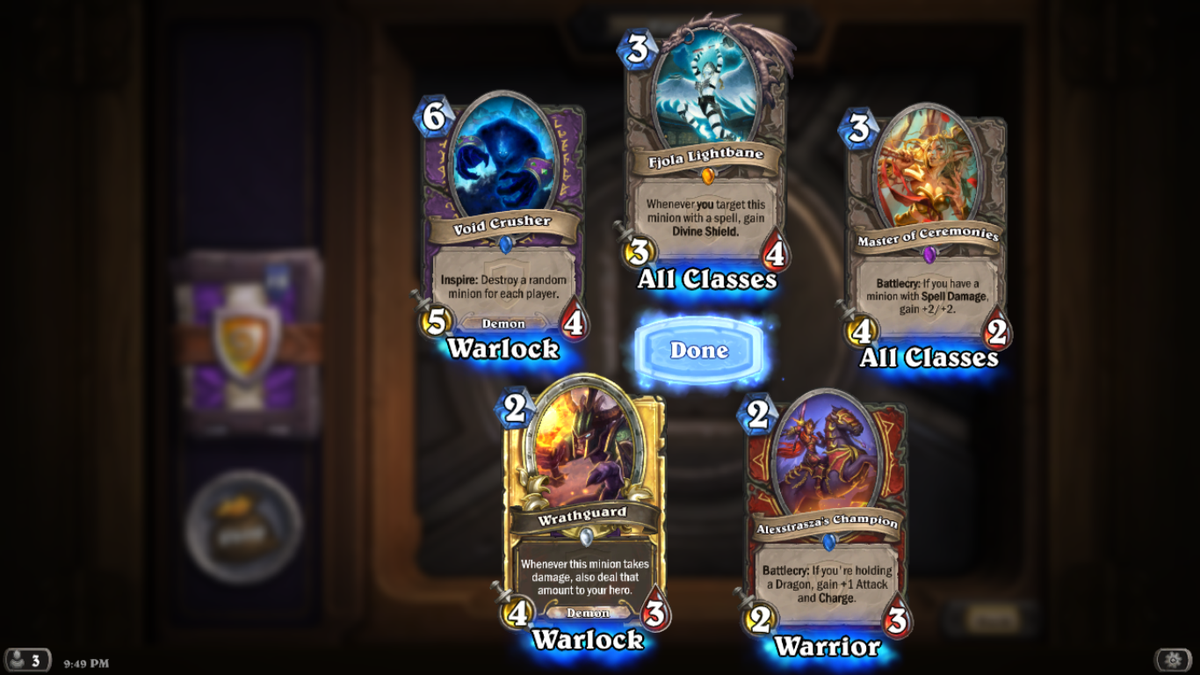 XLmang's tweet photo. @TACpodcast @Hearthaholics Now that's a pack that i can deal with! #Hearthstone #tgtlegendary @Suppy7 @shipdaflip http://t.co/dpXvBNro8T