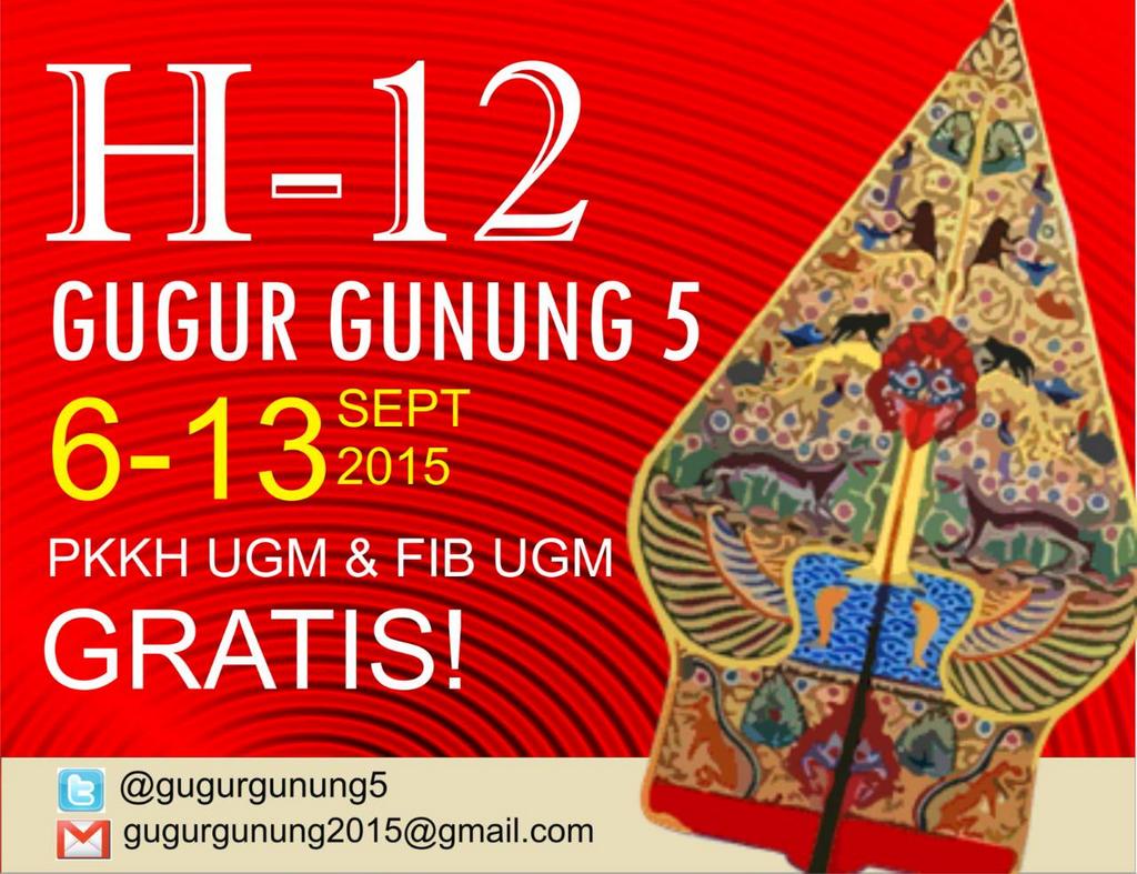 H-12? ADA APA SIH? PENASARAN? SAYA JUGA. TUNGGU TANGGAL MAINNYA YHA <a href="/infosenijogja/">Akun Terkunci</a> <a href="/pamityang2an/">PYY Qwerty Radio</a>  #GugurGunung2015