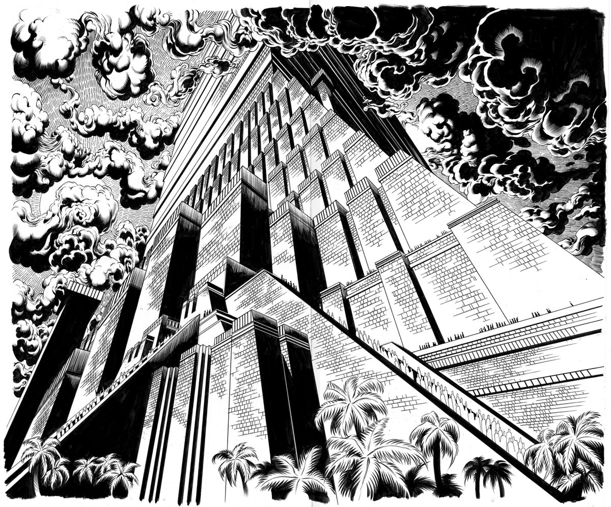 KingstoneBible's tweet photo. #KingstoneBible  Genesis 11:4-5  The Tower of Babel http://t.co/HZdQi6TRk4
