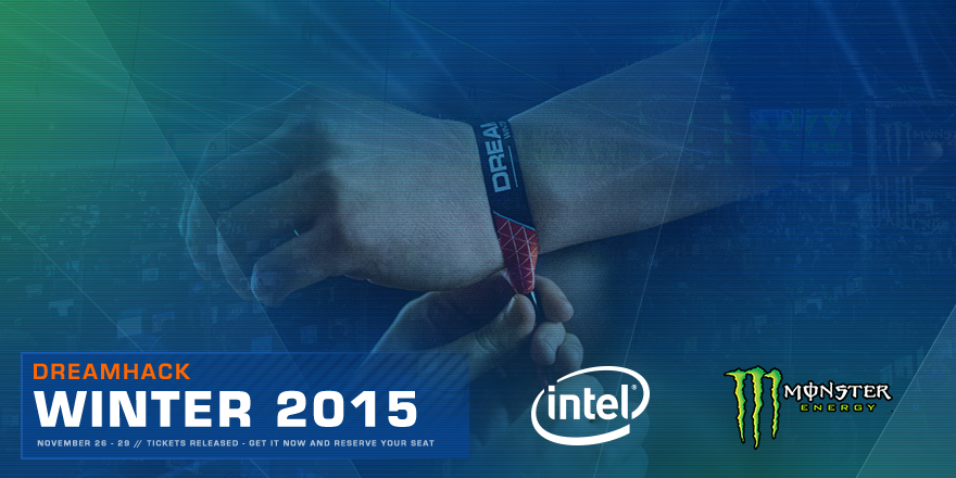 DreamHack's tweet image. Buy your DreamHack Winter 2015 Tickets Now! bokning.dreamhack.se #DHW15