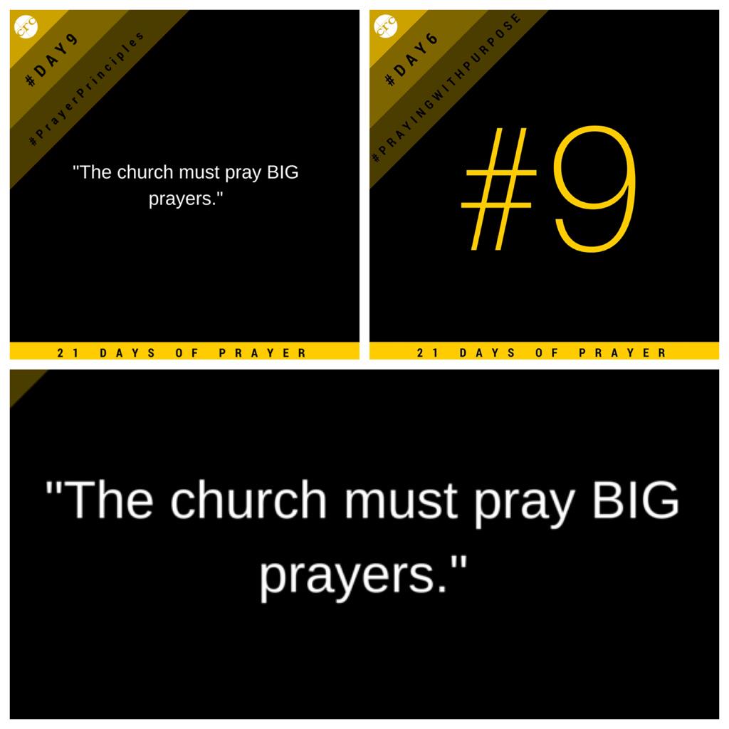 Pray:Lord enlarge your church,enlarge my life,enlarge my capacity to build larger in every area of my life.#Builders