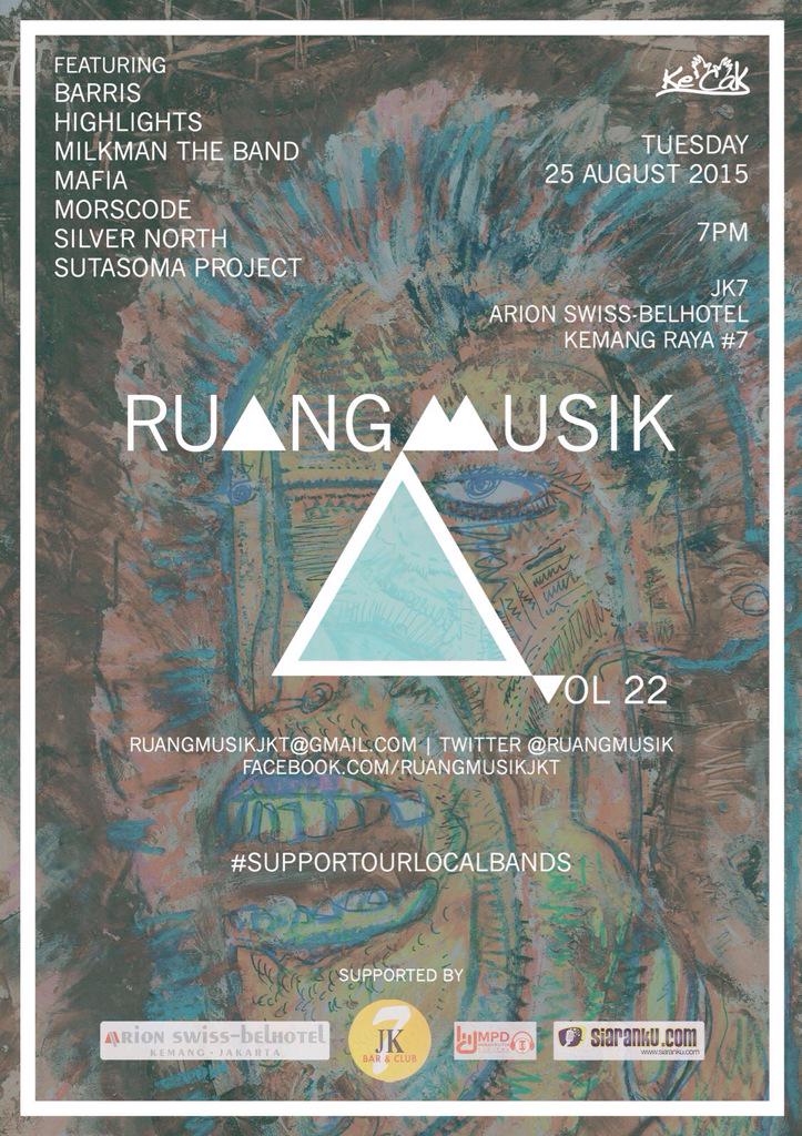 today RM Vol.22 di <a href="/Jk7BarandClub/">JK7 Bar & Club</a> start jam 20.00 sampe beres! yukss!!