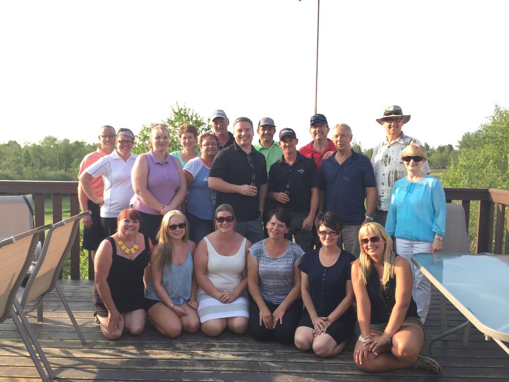 FFCU board and staff golf tourney. Great time, great group. #stillmissingafew #bestballmakesgreatgolf