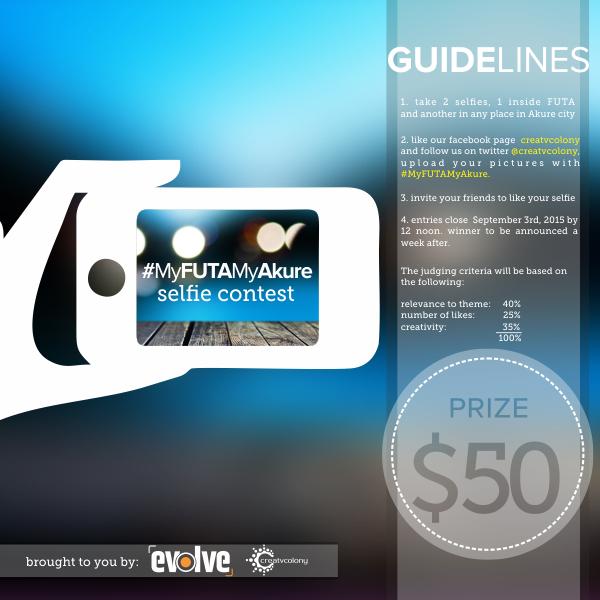 $50 up for grabs in the #MyFUTAMyAkure selfie contest CNP-CffUEAAPGDw