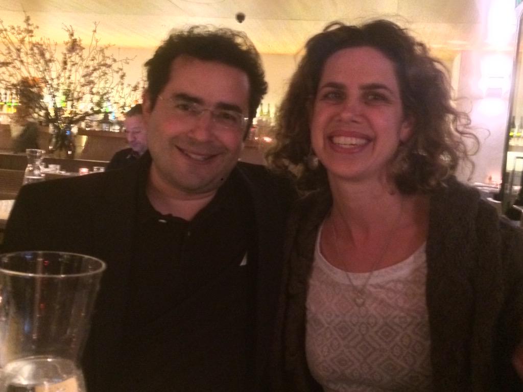 Finally got to meet the man himself. Lucky me! Can't wait to hear more from <a href="/HillelNeuer/">Hillel Neuer</a> tom night.