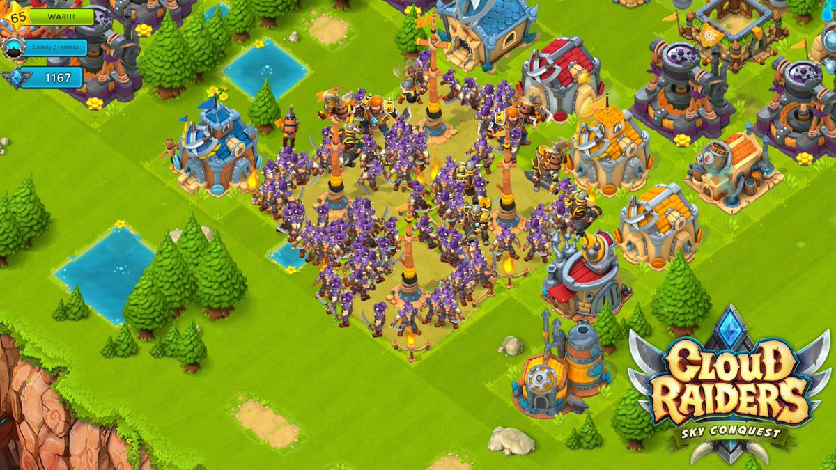 DemonicTaylor's tweet photo. Just got a few great tips on my new island fortress in #CloudRaiders. Find me - WAR!!!  http://t.co/RecluIGtH7 http://t.co/J021nhGYrj
