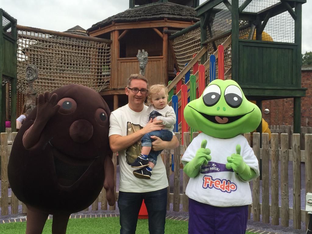 Ohmeohmymich's tweet photo. Freddo fun at Cadburys World #chocolategalore #freddofun http://t.co/UGwTAjkj6R