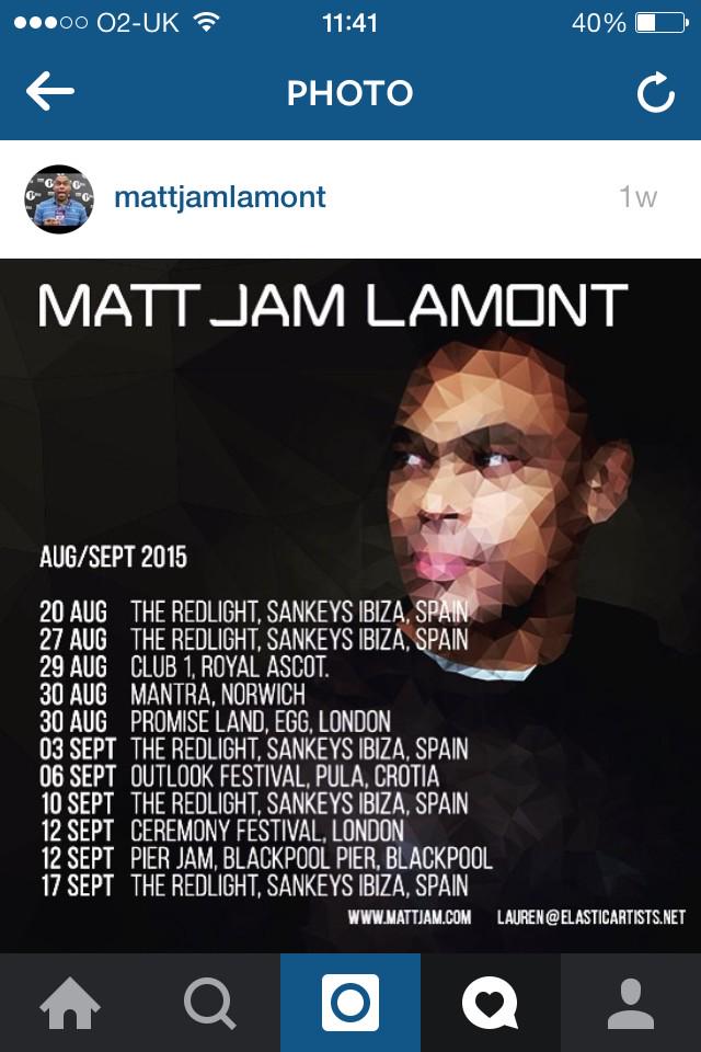 MantraNorwich's tweet photo. This Bank Holiday Sunday! Mantra Presents Matt Jam Lamont. Tickets on sale here;

http://t.co/DuRvxBOm43 http://t.co/qopQKx0iZs