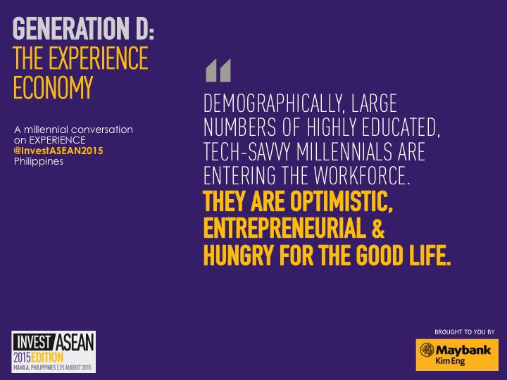 InvestASEAN2016's tweet photo. @InvestASEAN2015 #Philippines #Millennials http://t.co/NVTmVkEsqN