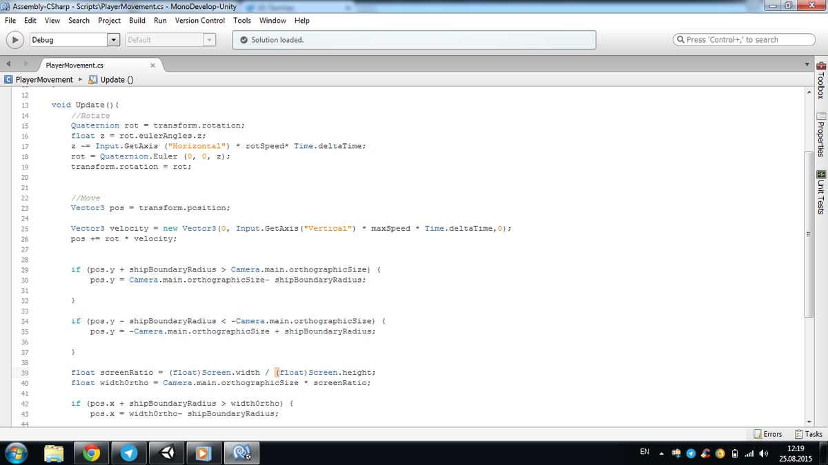 PythonSoft's tweet image. I'm scripting now, and what are you doing now? #Unity #GameDev #Insteadofbreakfast #Likeit #csharp #twitwit