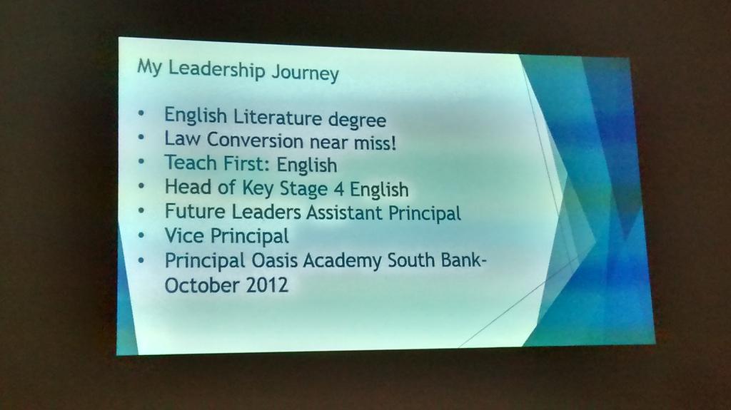 michaelslav's tweet photo. .@OasisSouthBank Principal Carly Mitchell shares her leadership journey w/ @RISchools at #RISST15 cc @FutureLeadersCT http://t.co/XEfKNyymDH