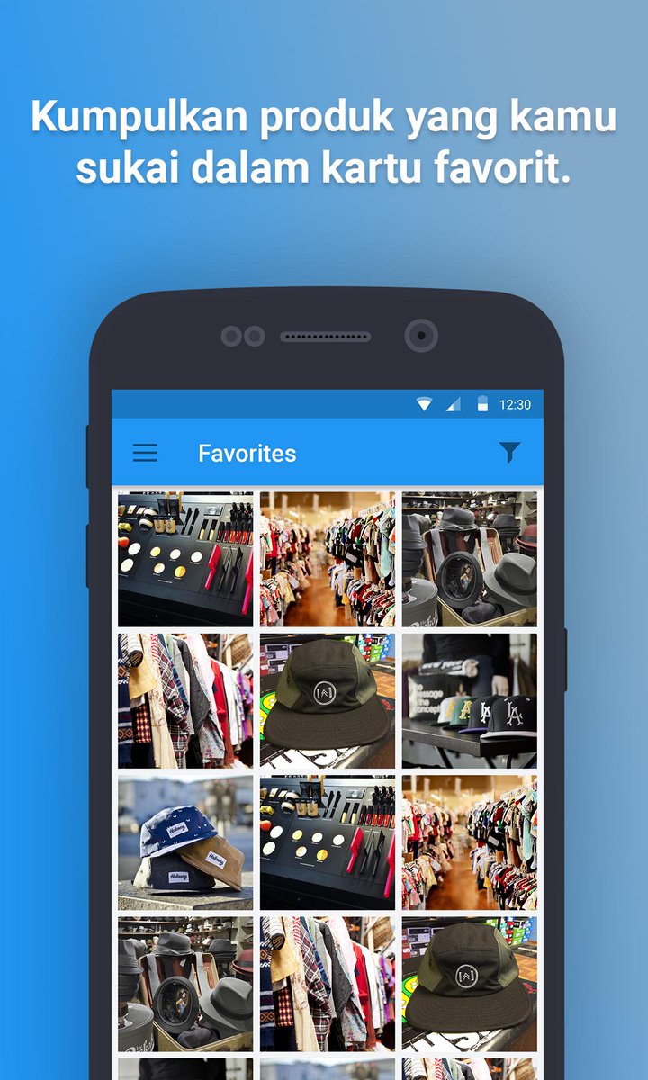 phreeapp's tweet image. 4. Kamu dapat mengumpulkan produk yang kamu sukai dalam kartu favorit. How FUN!