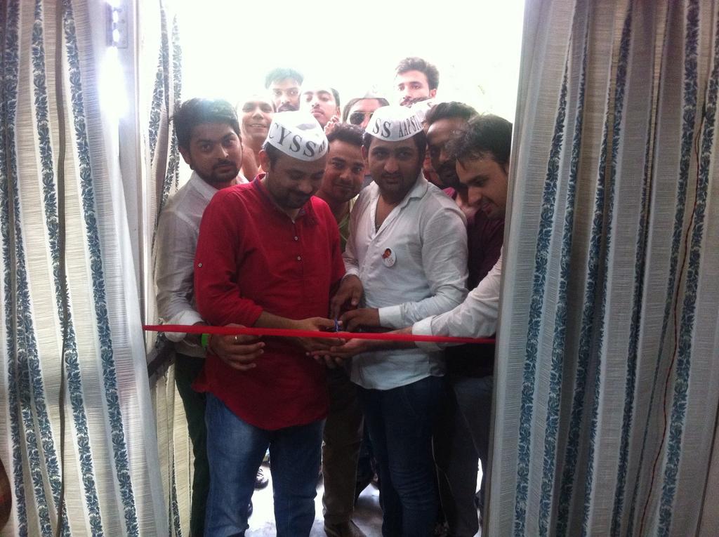 asap_national's tweet photo. Inauguration of CYSS office at Jawahar Market Timarpur by Delhi convener @dilipkpandey http://t.co/HCp9ijpuvH